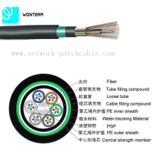 Outdoor 2~288 Core GYTY53 Loose Tube Stranding Optical Fiber Cable